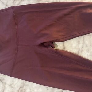 Lululemon Maroon Leggings